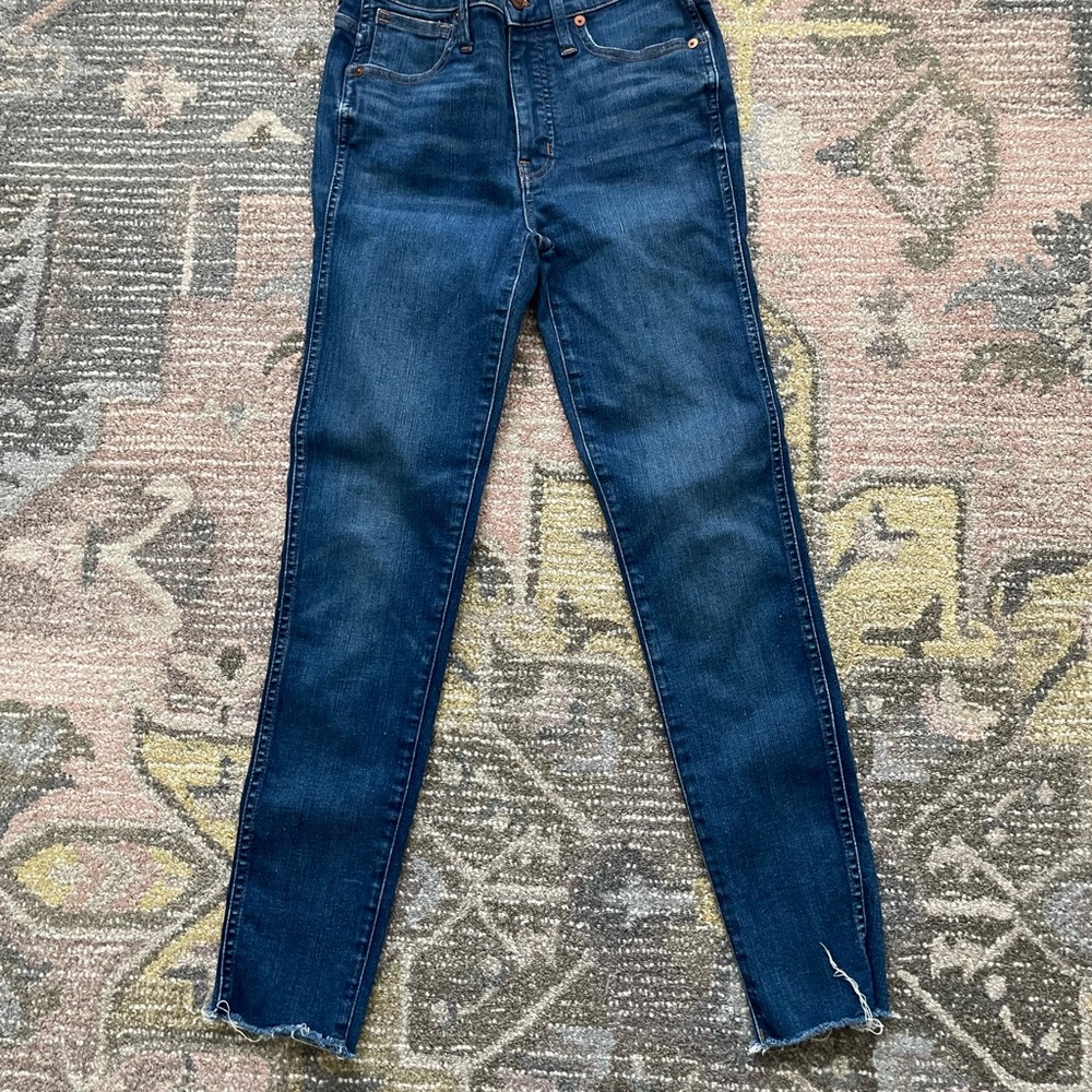 Madewell High-Rise Skinny Jeans 27 Dark Wash - Picture 6 of 6